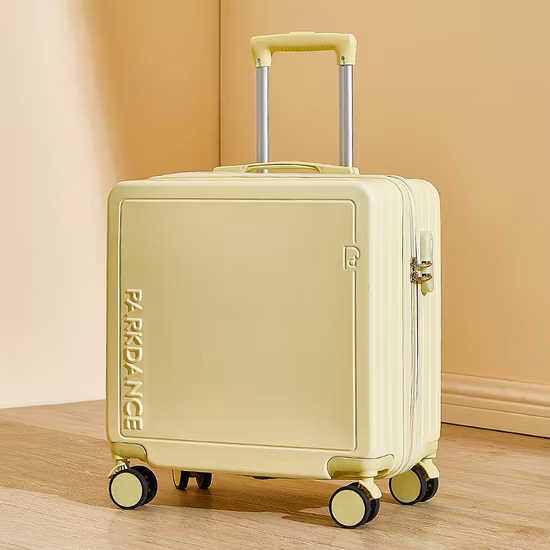 600d Polyester Travel Trolley Luggage with External Trolley System and Wheels
