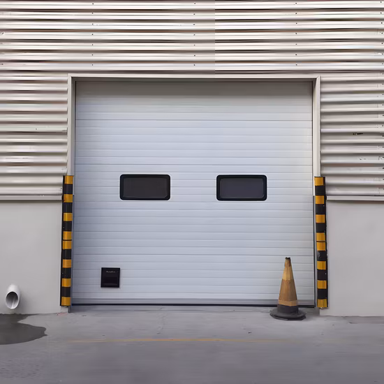 Industrial Automatic Thermal Insulated Overhead Sectional Door for Warehouse or Cold Rooms