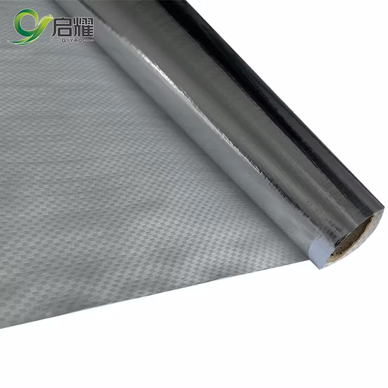 Reflective Aluminum Foil Laminated Woven Foil Radiant Shield Building Material