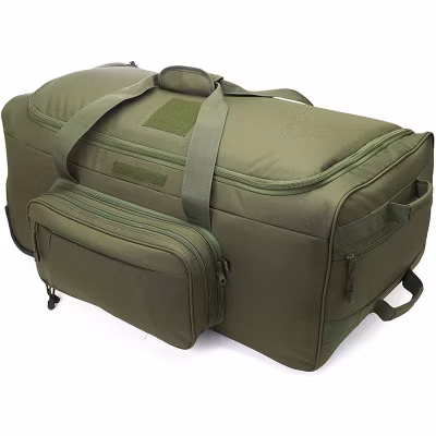 Green Hockey Equipment Hockey Holdal Luggage with Insulated Main Compartment and Three Zipped External Pockets Hockey Bag