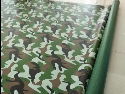 Derflex PVC Camouflage Tarpaulin Material for Tent Covers Blue